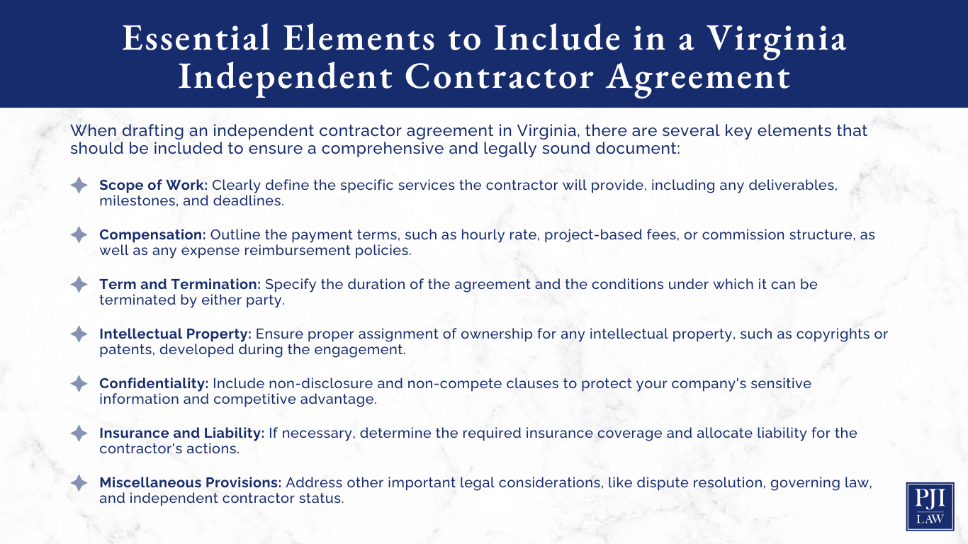 Fairfax, VA attorney explains an independent contractor agreement, and who needs one in Virginia. Call (703) 865-6100 to schedule a consultation.