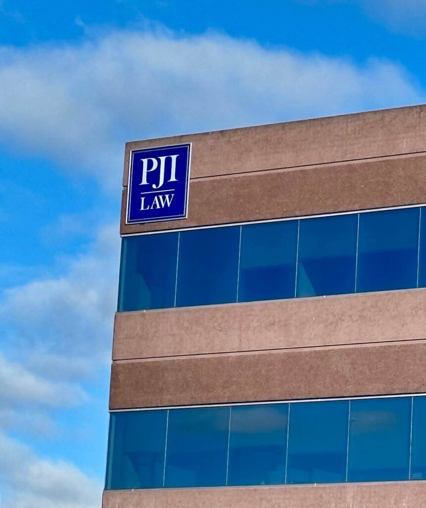 PJI Law Unveils New Firm Sign at Headquarters in Fairfax, VA | Call 703-865-6100