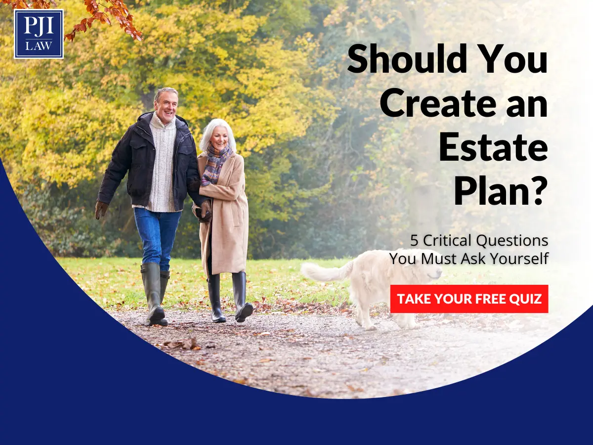 PJI Law, PLC in Fairfax, VA, Releases Free Estate Planning Quiz & Guide - Call 703-865-6100