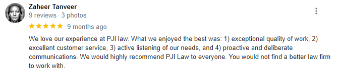 PJI Law - Northern Virginia Business Lawyers
